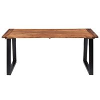 mesa de comedor - mesa de cocina madera maciza de acacia 180x90 cm