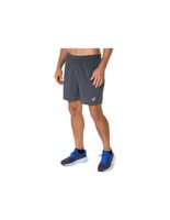 pantalones corto de running asics core 7in short hombre gris