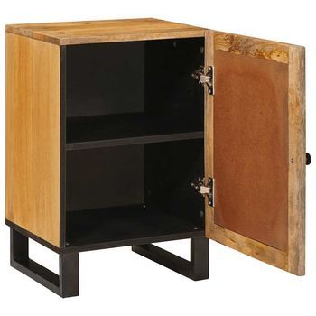 Mueble De Cuarto De Baño Con Estante Marrón 38 X 33 X 58 Cm