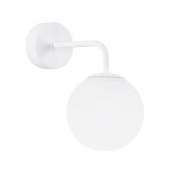 Aplique de pared cumo blanco, 1 luz