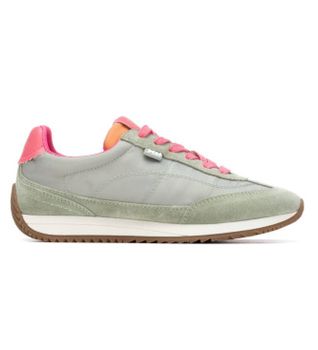 Xti para mujer. 14520902-KAKI Zapatillas 145209 verde (36), Tela, Plano, Cordones, Casual