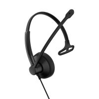 auriculares epos impact 100 con cable usb-c y cancelacion de ruido para oficina negro
