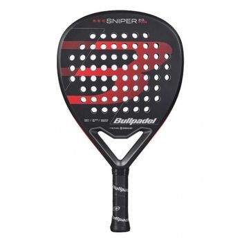 Pala De Pádel Bullpadel Sniper 2.0 Power 2026/ Negra Y Roja