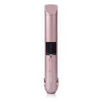 dam plancha de pelo inalambrica 2 en 1 rizado y alisado con 3 niveles de potencia y pantalla led con indicador de carga 21x3x4 cm color rosa