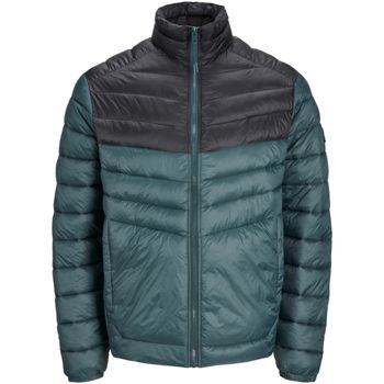 Jack & Jones Parka 12258444 JJESPRINT PUFFER COLLAR NOOS MAGICAL FOREST/BLACK para hombre