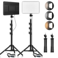 luces led para video iluminacion para fotografia de conferencias luz para selfie lampara de estudio fotografico con tripode para disparar transmision en vivo zoom tiktok