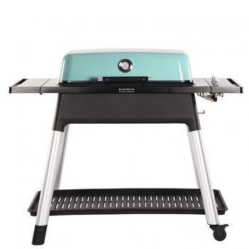 Horno Everdure De Heston Blumenthal Barbacoa De Gas Con 3 Quemadores, Cuerpo De Aluminio Fundido, Menta