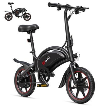 Bicicleta Eléctrica Dyu Dyu-d3s-001 Negro 250 W 10 Ah 14