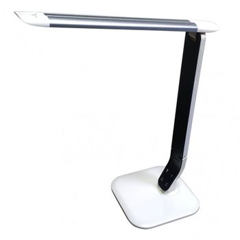 Flexo articulado euclasa 10w 800lm blanco/plata 3000-4000-6000k reg.intensd 57x34x18cm