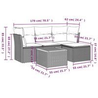 conjunto de sofa exterior incluye cojines conjunto de cinco piezas