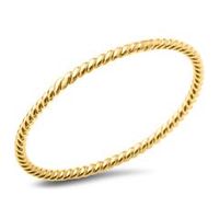 anillo de plata 925 banado en oro para mujer con diseno de cordon