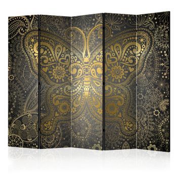 Biombo - Golden Butterfly Ii (225x172 Cm)