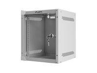 bastidor de pared lanberg wf10-2306-10s 6u 10 gris ip20 carga 20kg vidrio templado