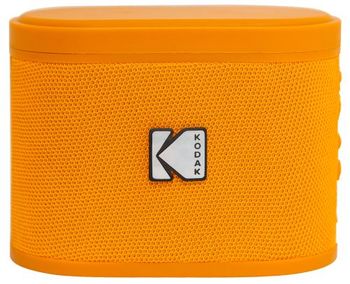 Kodak SOUNDBRIX Enceinte Portable Sans Fil - Connexion Jusqu'à 100 Enceintes - Dock Magnétique et Son Puissant 5W - 3H d'Autonomie - Orange)