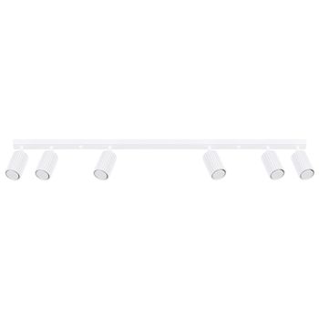 Lámpara de techo blanco aluminio alt. 117 cm