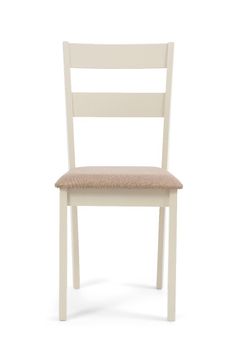 Chiltern Oak and Cream Dining Chairs with Fabric Seats - Oak and Cream