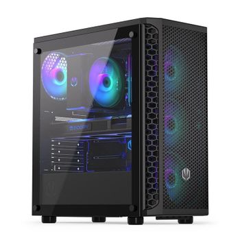 Caja PC Endorfy Signum 300 ARGB Torre Negra ATX/mATX/Mini-ITX