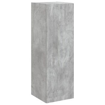 Mueble De Baño Montado En La Pared Gris Hormigón Vidaxl