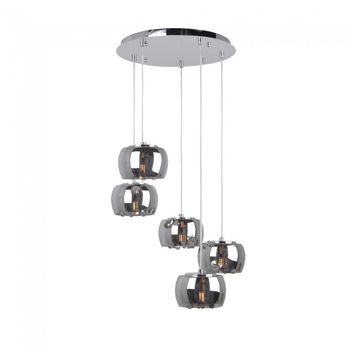 Lámpara colgante cristalia (5 luces)