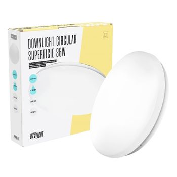 Plafón led 36w 4320lm 6000ºk circular 40.000h