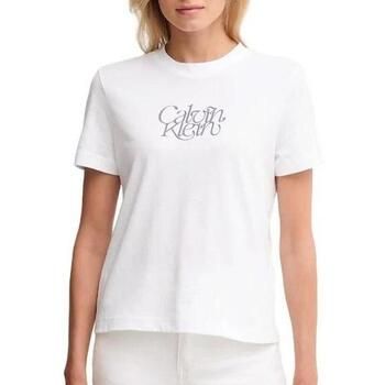Calvin Klein Jeans Camiseta Fitted Script para mujer