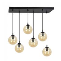 regleta de techo sagan ambar 6 luces