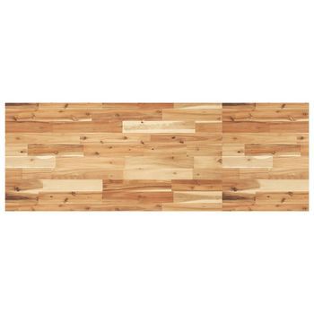 Encimera Tocador Baño Madera Acacia Acabado Aceite 160x50x2 Cm Vidaxl