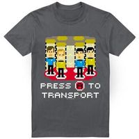 star trek camiseta press a to transport para hombre