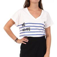 sans marque tops y camisetas tema stripes be alive para mujer