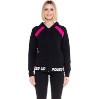 leone 1947 chandal woman hoody full zip neon para mujer