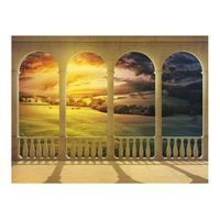 papel pintado 3d - suero con campos magicos 200x154 cm