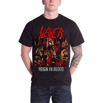 Slayer Camiseta manga larga Reign In Blood para mujer