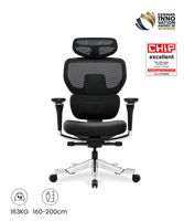 silla ergonomica con sistema de respaldo dinamico