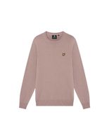 sudadera lyle  scott v1-crew lambswool gris hombre