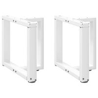 patas para mesa de centro en forma de t 2 unidades color blanco 50 x 25 x 42-43 cm acero vidaxl
