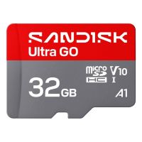 tarjeta de memoria sandisk ultra go 32 gb microsdhc uhs-i 120 mbs v10 gris rojo