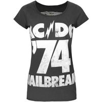 amplified clothing tops y camisetas jailbreak 74 para mujer