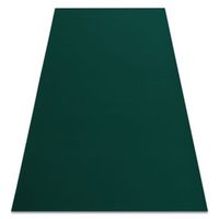 alfombra con refuerzo de goma rumba 1970 un solo color botella verde 200x600 cm