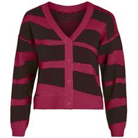 vila chaqueta de punto jacquard para mujer