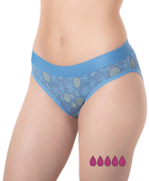 farma inca braguita menstrual teen absorcion alta flores azul talla xl