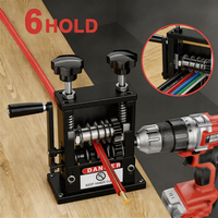 maquina pelacables manual y automatica de 6 canales accionada por taladro electrico para reciclaje de cable de cobre de 3-17mm pelacables portatil de acero aleado herramienta manual para pelar