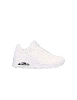 Zapatillas Skechers Uno - Stand On Air Mujer White Durabuck/Mesh