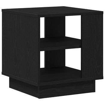 Mesa De Centro 40x40x43 Cm Madera - Negro