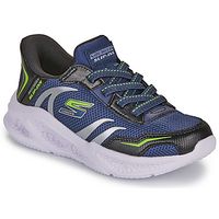 skechers zapatillas slip-ins meteor-lights - brisk-beams para nino