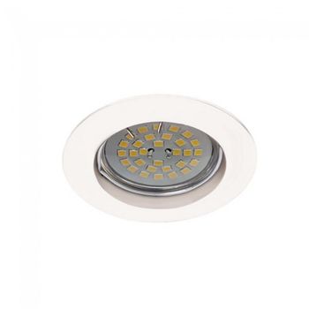 Empotrable led basic fijo redondo blanco (8w)