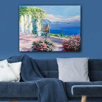 pintura decorativa lienzo 43994251970100 multicolor 70x100 cm