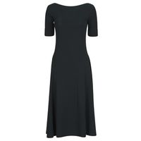 lauren ralph lauren vestido largo munzie-elbow sleeve-day dress para mujer