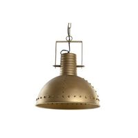 lampara techo metal 41x41x49 dorado
