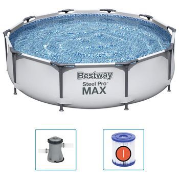 Set De Piscina Steel Pro Max 305x76 Cm Bestway