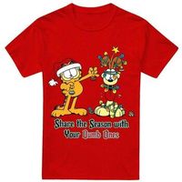 garfield camiseta share the season para mujer